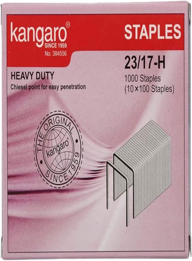 Kangaro 384556 staples, 23/17-h - 1000 pieces